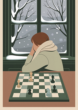 Winter Chess Contemplation