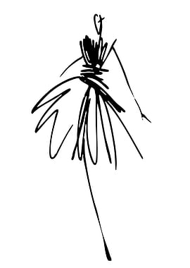 Fashion Sketch: Elegant Dress Design