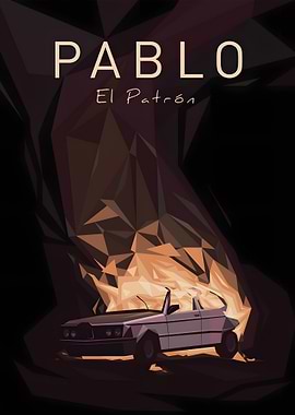 Pablo El Patron Car on Fire