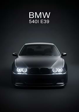 BMW E39 Front poster