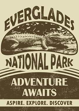 Everglades National Park: Adventure Awaits Poster