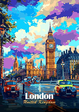 London, United Kingdom Cityscape