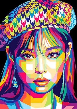 lisa black pink wpap pop srt