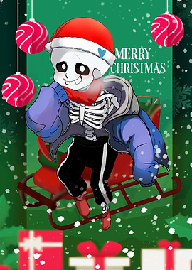 Sans Undertale Merry Christmas