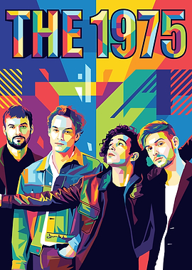The 1975 Band Pop Art