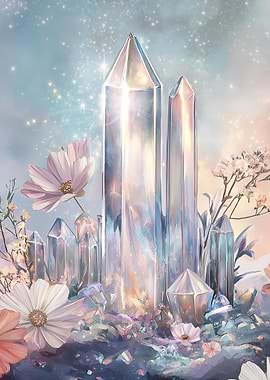 Crystals and Flowers
