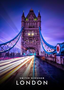 Tower Bridge, London at Night