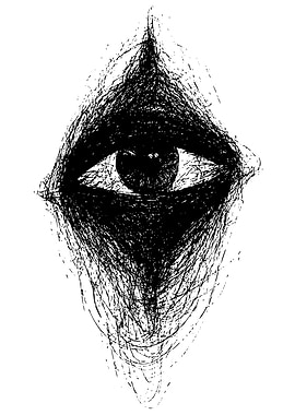 Abstract Eye Drawing