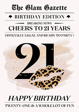 Glam Gazette 21st Birthday Edition