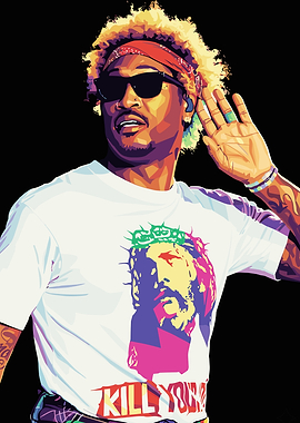 Future Portrait with Jesus T-Shirt