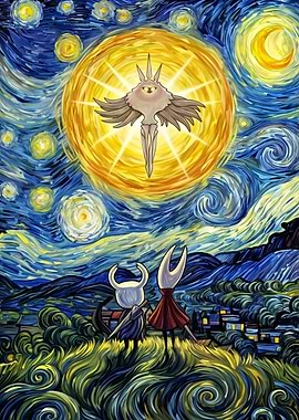 Starry Night Hollow Knight