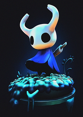 Hollow Knight Figurine on Platform