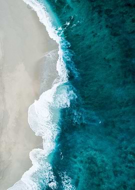 Aerial Beach Scene