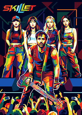 Skillet Band Colorful