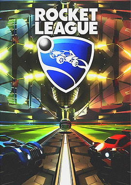 Rocket League Game Poster