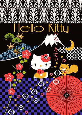 Hello Kitty Japanese Art