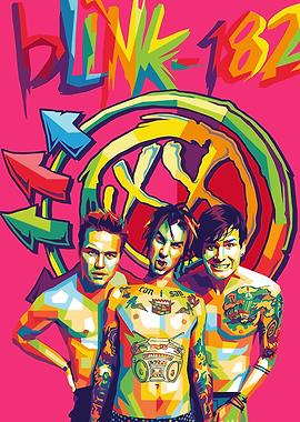 Blink-182 Pop Art Portrait