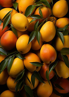 Yellow and Orange Plums