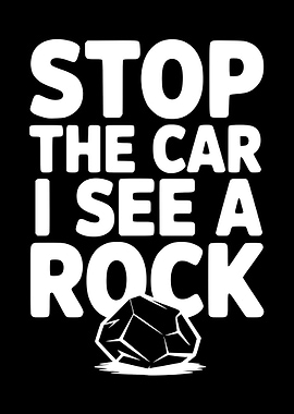 Stop the Car, I See a Rock