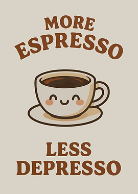 More Espresso Less Depresso