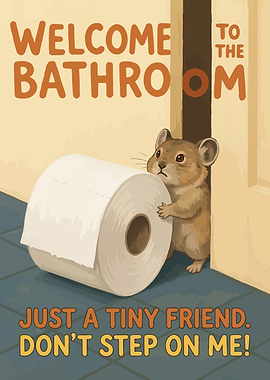 Welcome to the Bathroom, Tiny Friend