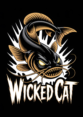 Wicked Catfish Illustration