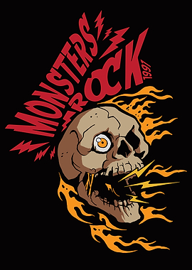 Monsters of Rock 1991 Skull