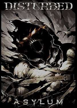 Disturbed Asylum Album Cover Art