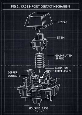 Cross-Point Contact Mechanism Blueprint