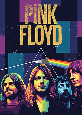 Pink Floyd Band Poster Art