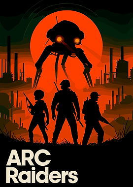 Arc Raiders: Soldiers and Alien Robot