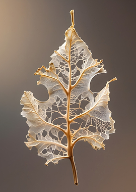 Delicate Leaf Skeleton