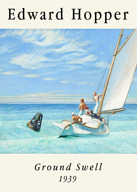 Edward Hopper's Ground Swell Painting