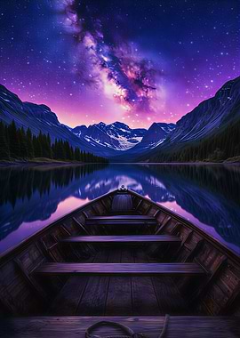 Galaxy Reflections & Mountain Calm
