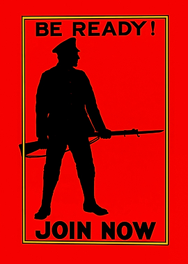 Vintage Military Recruitment Poster