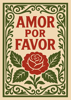 Amor Por Favor Rose Art