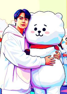 Jin and RJ Illustration