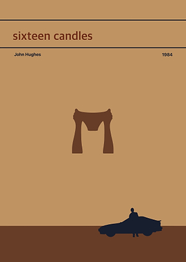 Sixteen Candles Minimalist Movie Poster