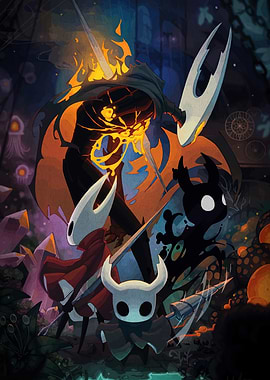 Hollow Knight Characters Illustration