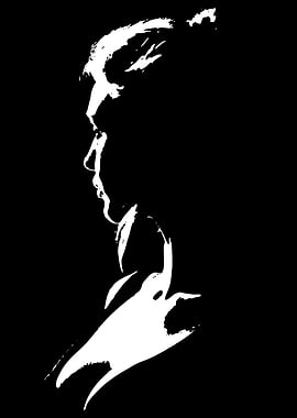 Monochrome Portrait Silhouette