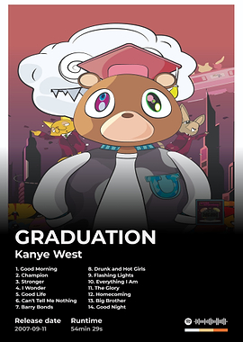 Kanye West Graduation Album Cover