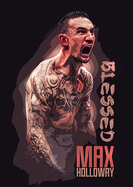 Max Holloway Portrait