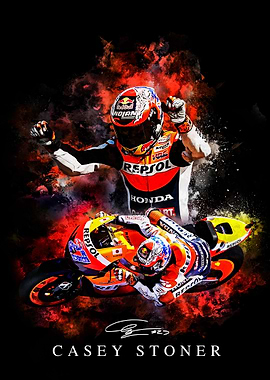 Casey Stoner Motorcycle Racing