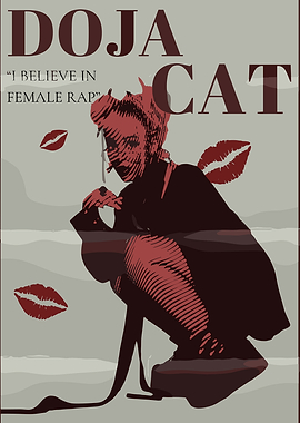 Doja Cat Female Rap Art