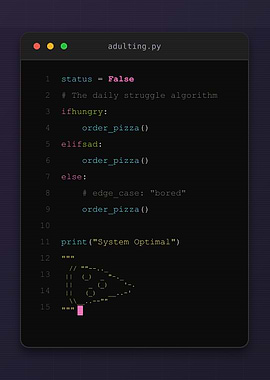 Adulting Python Code with Pizza