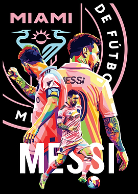 Lionel Messi Inter Miami CF Artwork