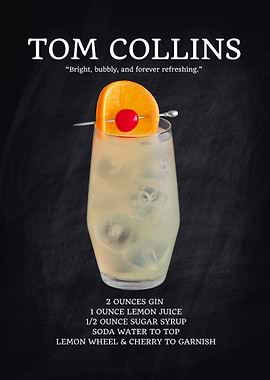 Tom Collins Cocktail Recipe