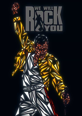 Freddie Mercury We Will Rock You