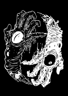 Yin Yang Monster Hands
