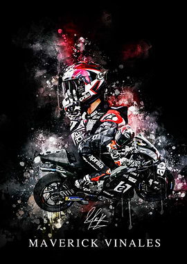 Maverick Vinales Motorcycle Racing